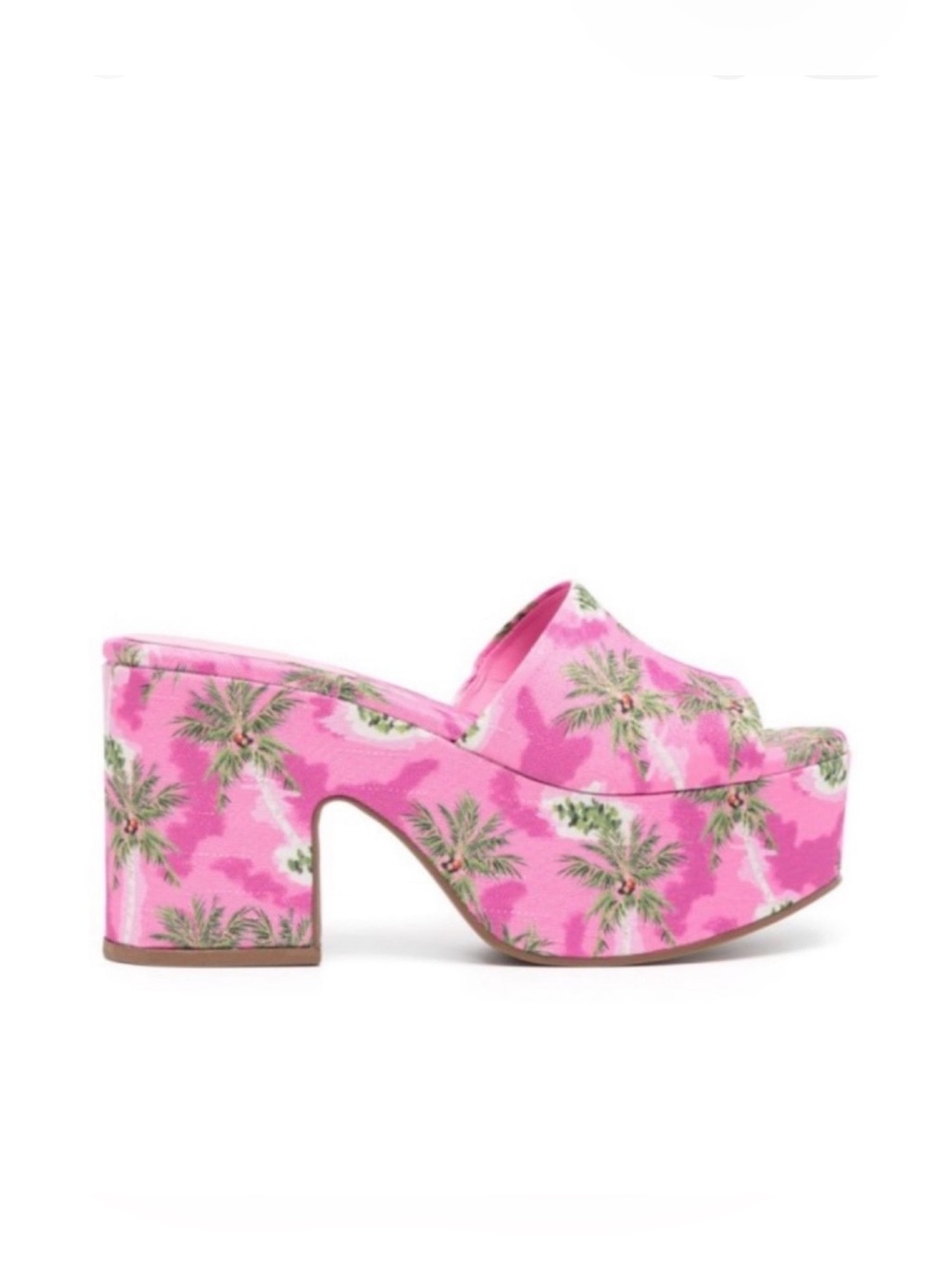 Larroude Palm Tree Platform Sandal